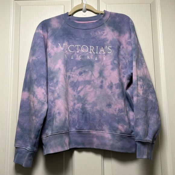 VICTORIAS SECRET Tye Dye Sweatshirt Sz Medium - Picture 1 of 5